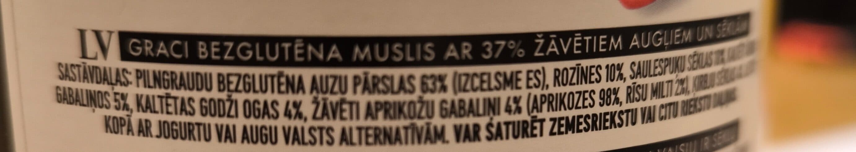 Graci Gluten free musli packshot