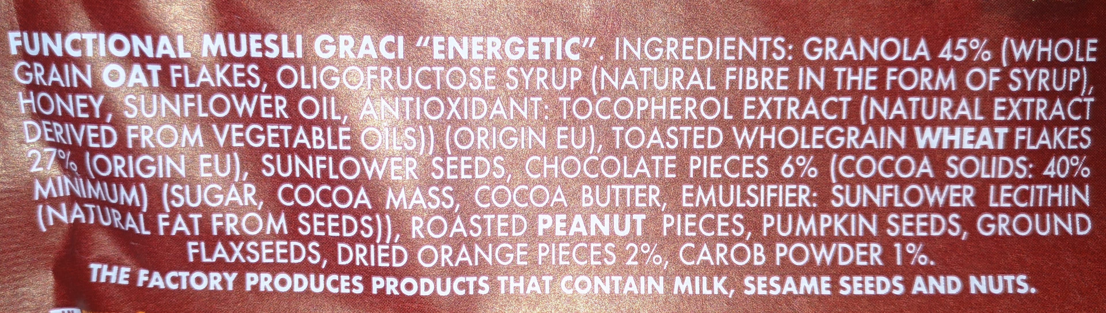 grace Chocolate, Carob & Orange Muesli packshot