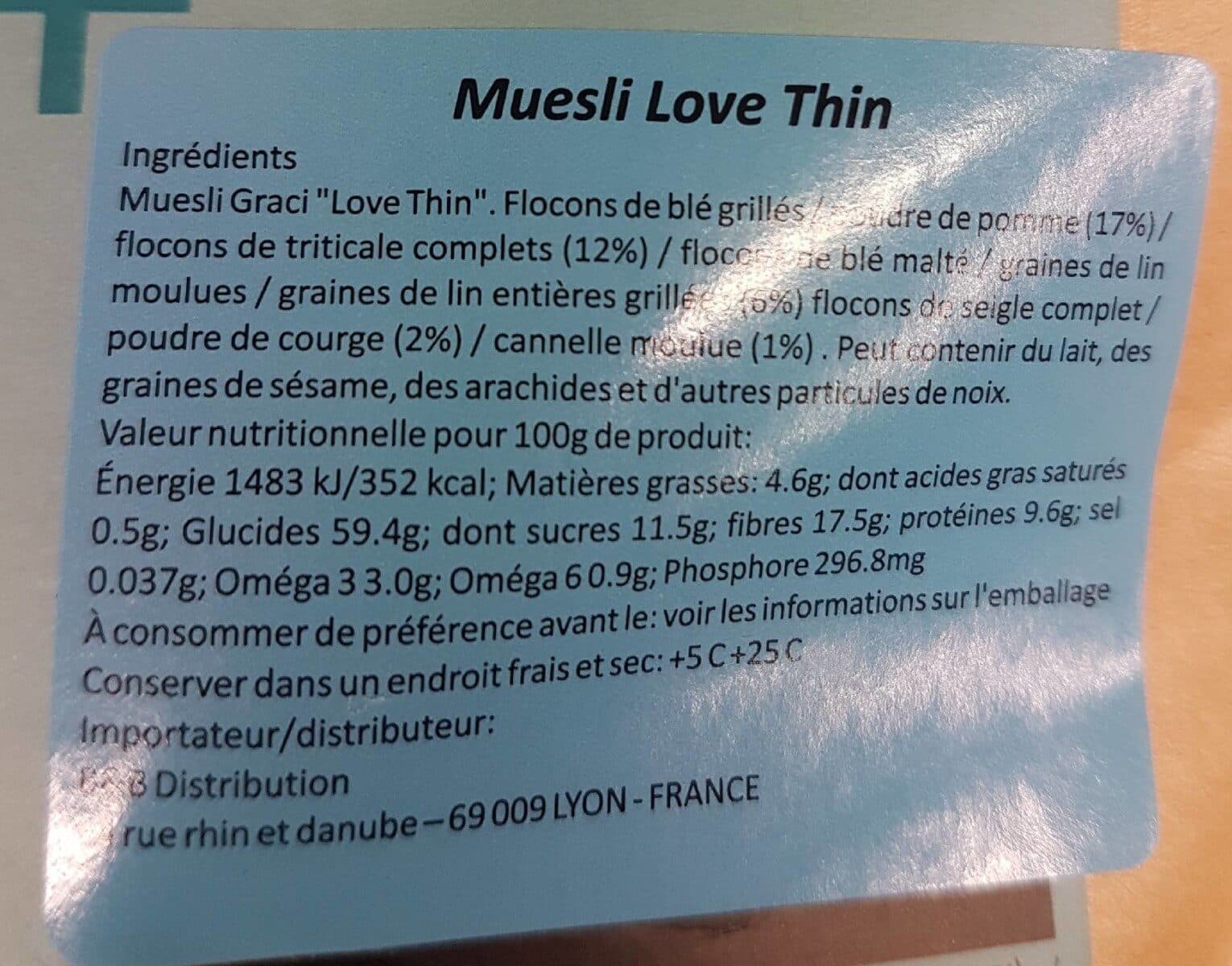 Open Food Facts Fonctional muesli packshot