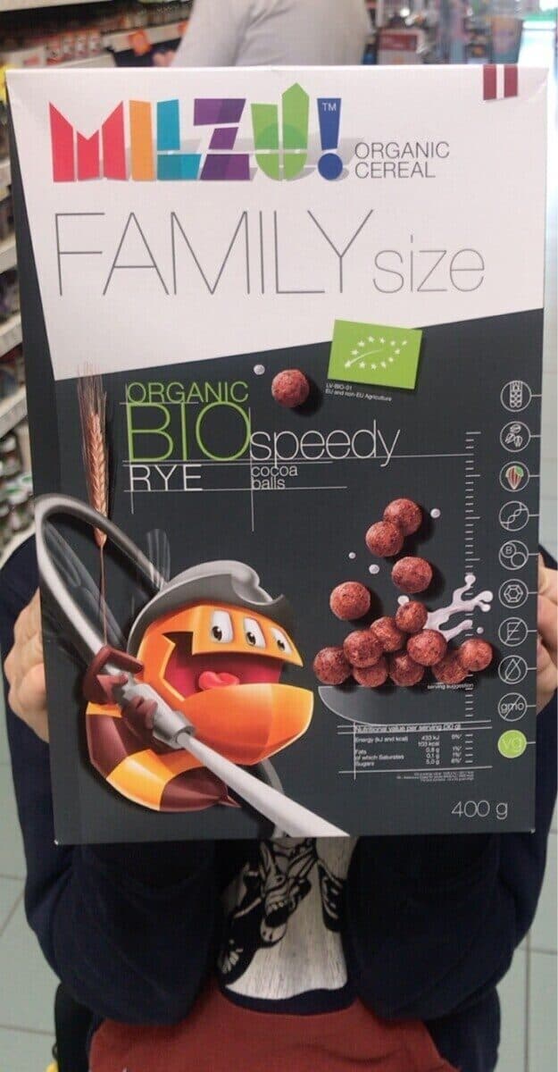 Milzu Organic Cereal Rye speedy coco balls packshot