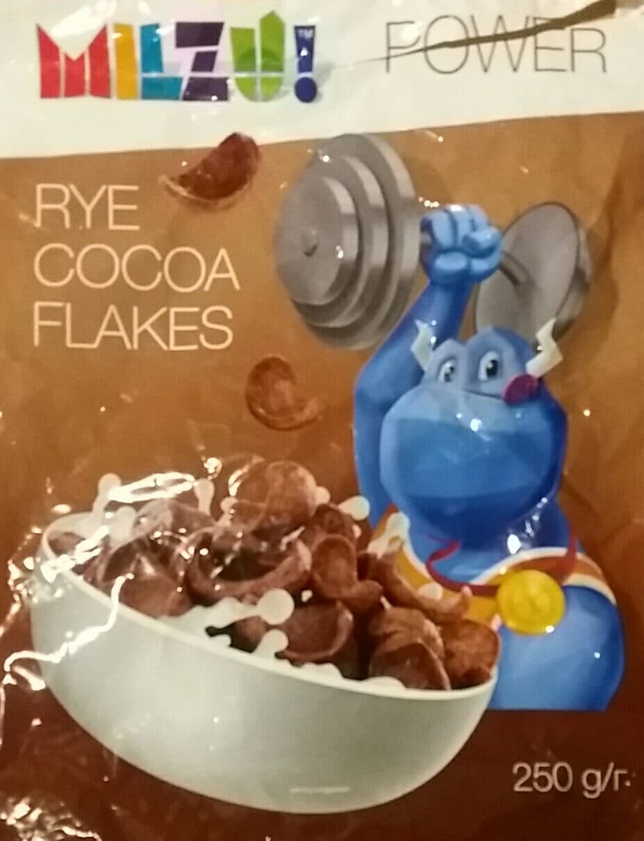 MILZU! Rye cocoa flakes MILZU! POWER packshot
