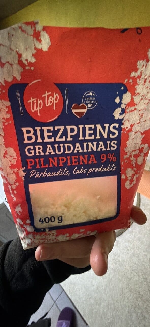 tip top Biezpiens Graudainais 9% packshot