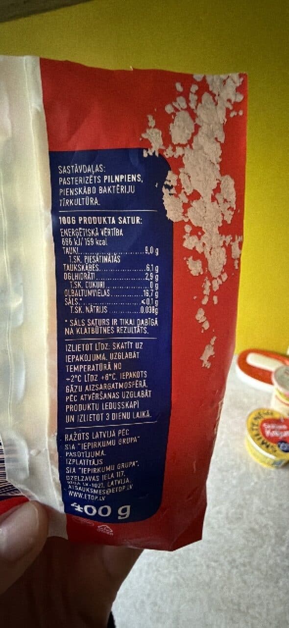 tip top Biezpiens Graudainais 9% packshot