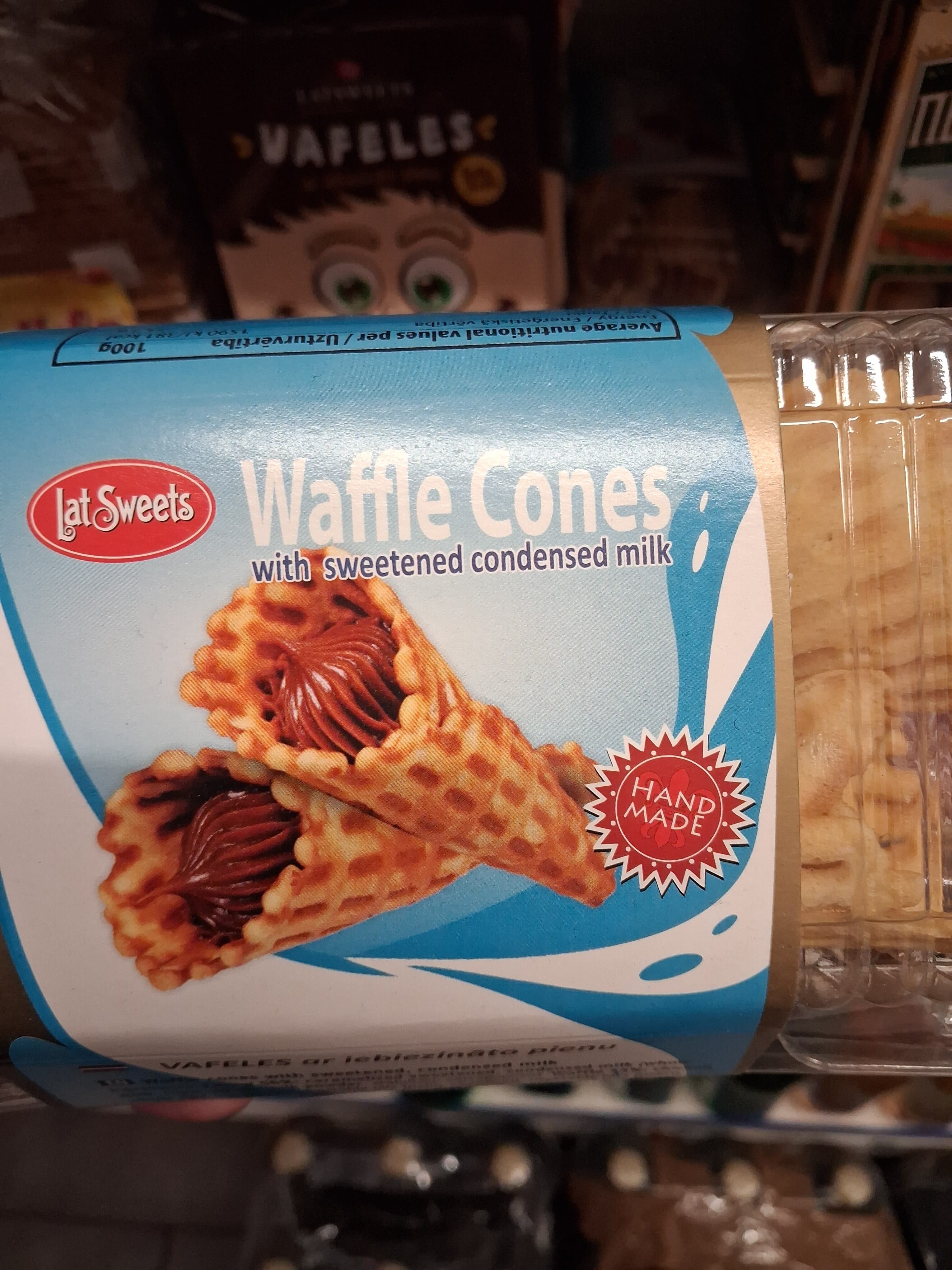 Waffle cones packshot
