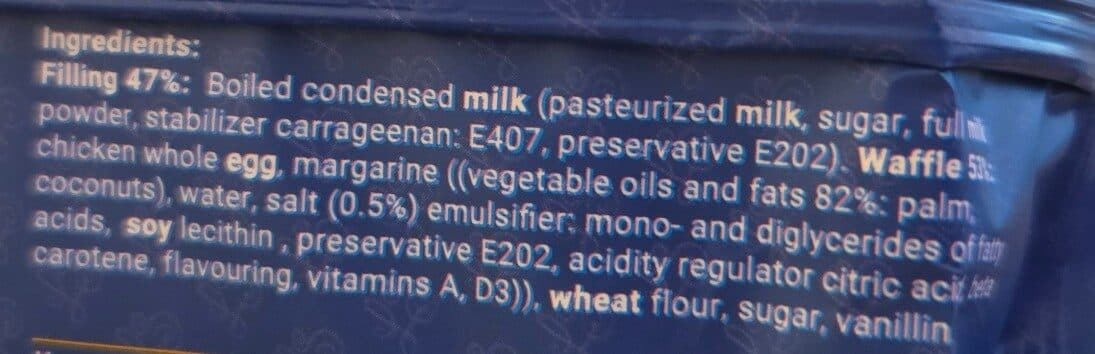 Open Food Facts Waffle tubes packshot