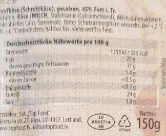 Top food Zopfkäse Cheese braid packshot