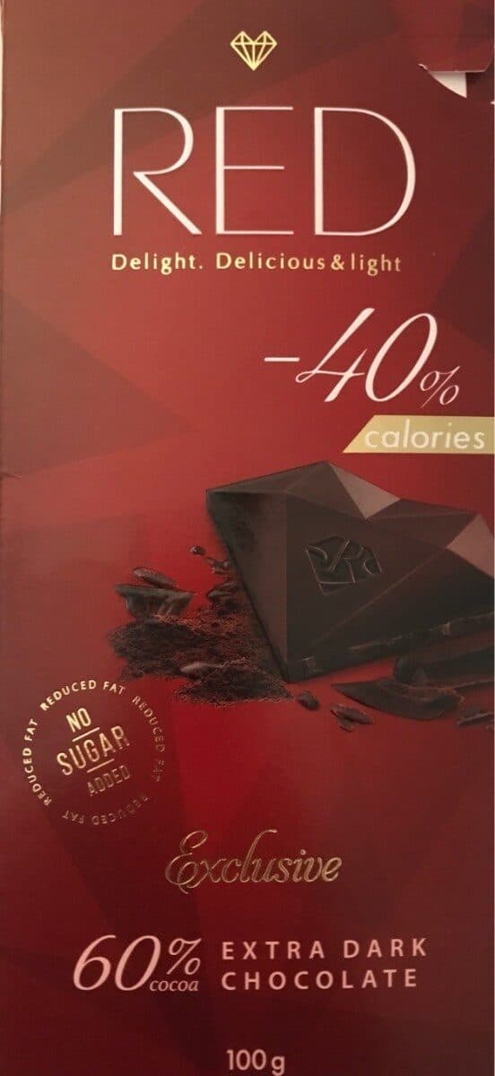 60% Cacao Extra Dark Chocolate packshot