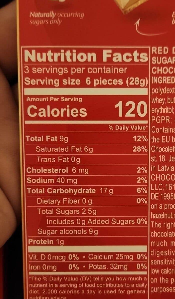Open Food Facts Caramelized white chocolate packshot