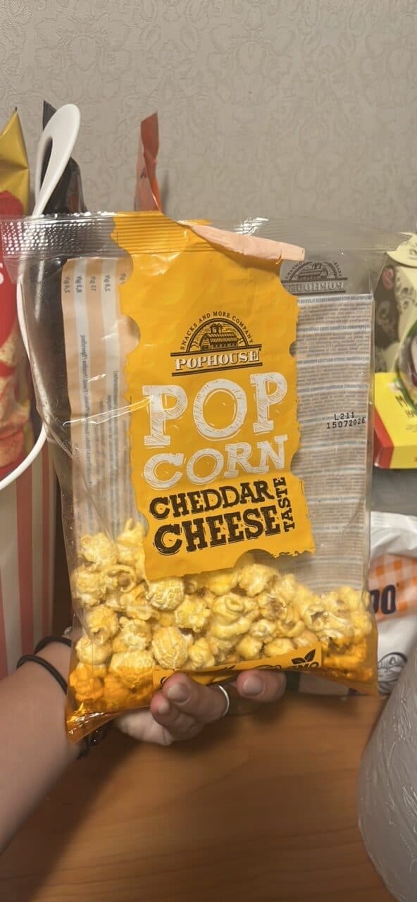 Pophouse Popcorn Cheddar Cheese Taste packshot