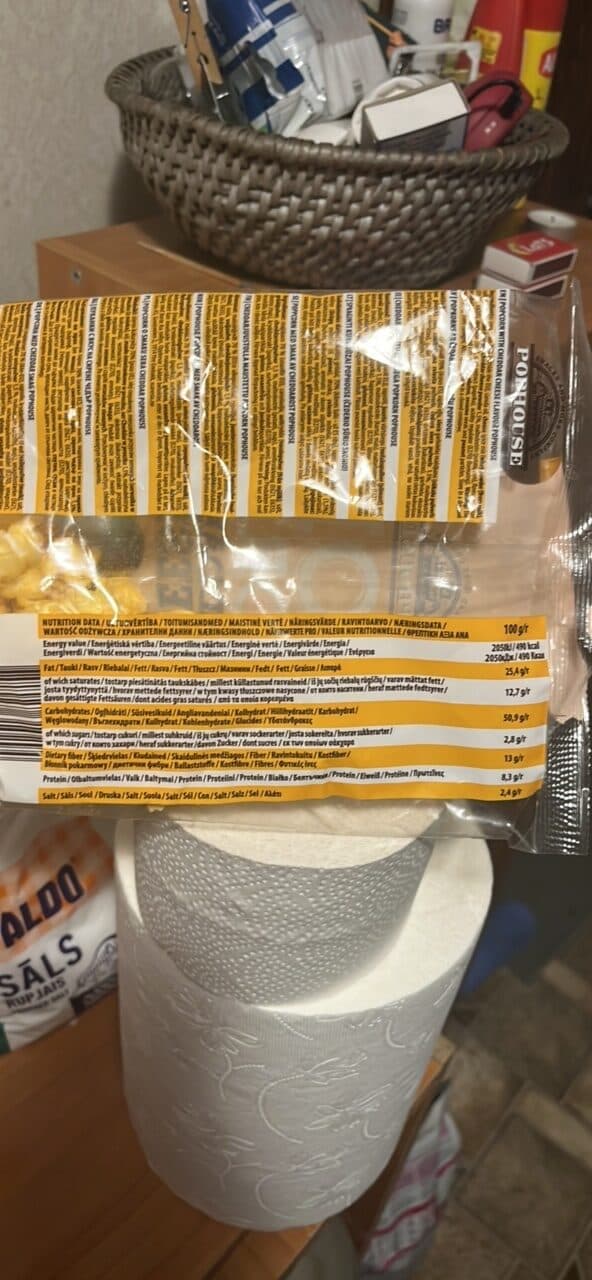 Pophouse Popcorn Cheddar Cheese Taste packshot