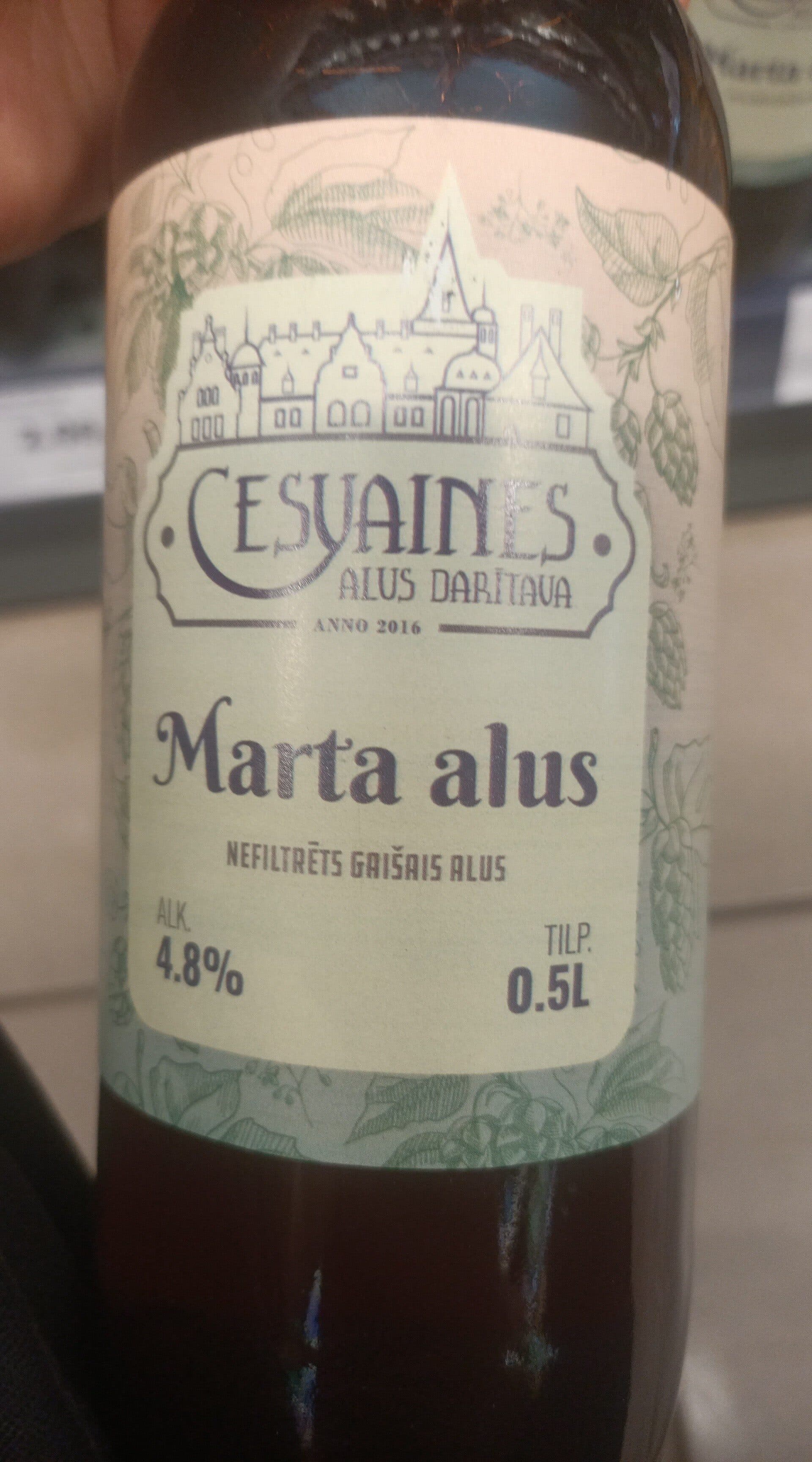 Cesvaines Martā alus packshot