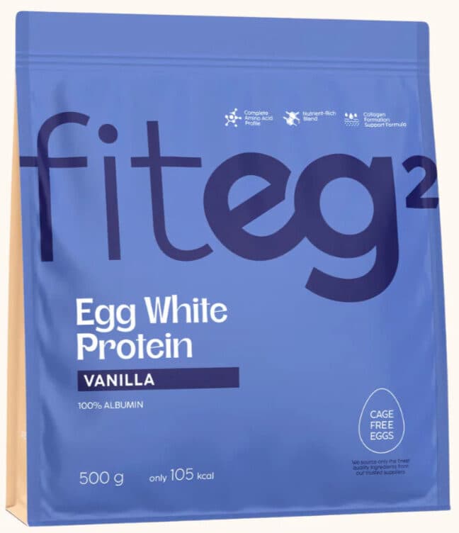 Fiteg2 Egg White Protein Powder - Vanilla packshot