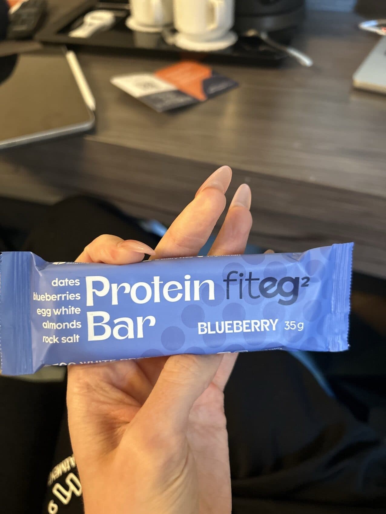 Fiteg Protein Bar - Blueberry packshot