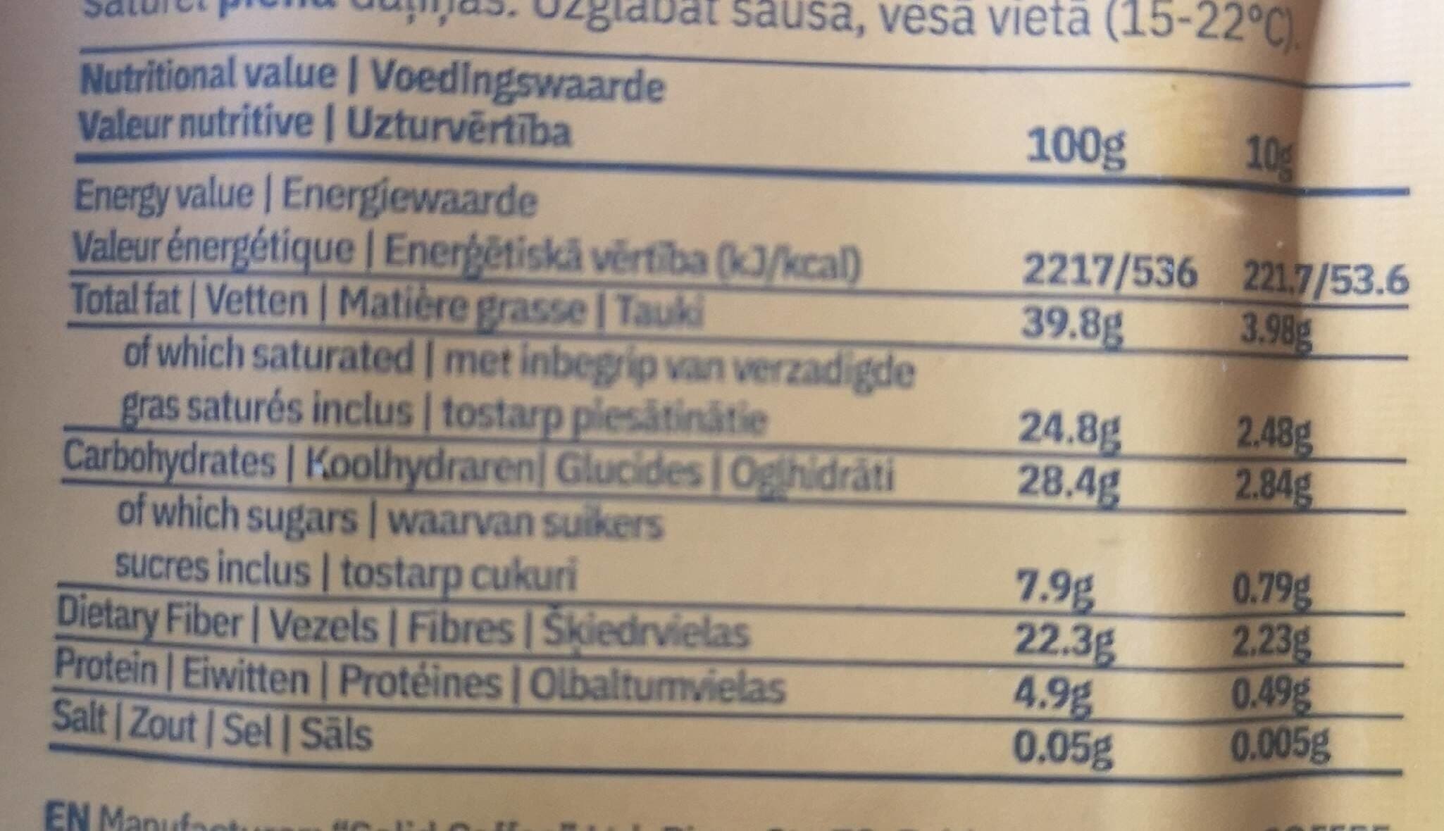 Open Food Facts Coffee bars packshot