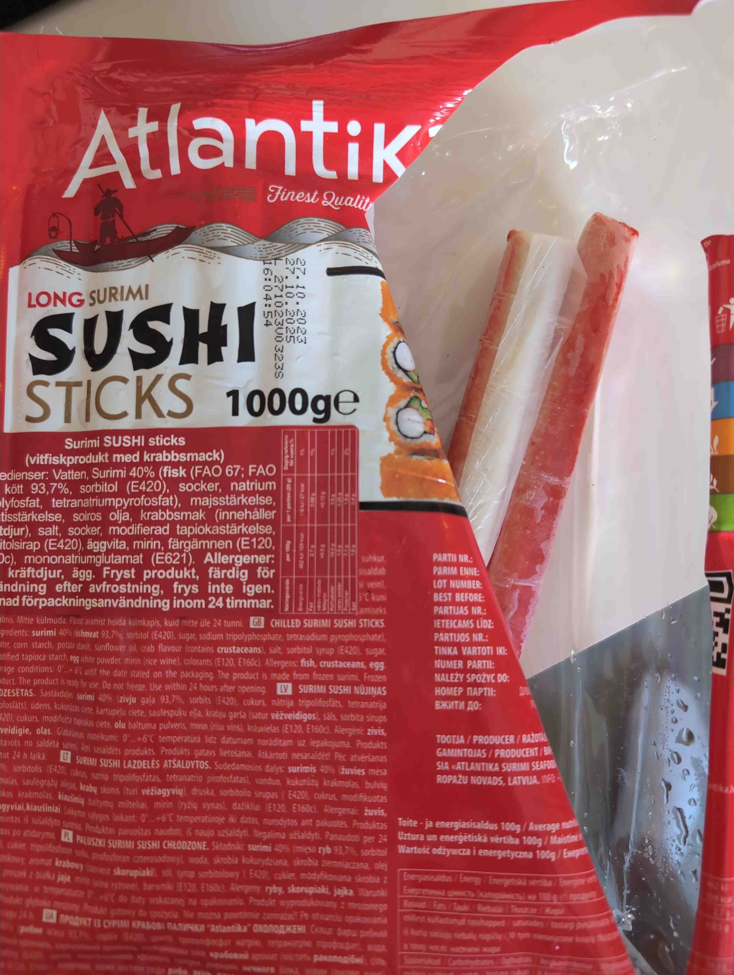 Atlantika Long Surimi Sushi Sticks packshot