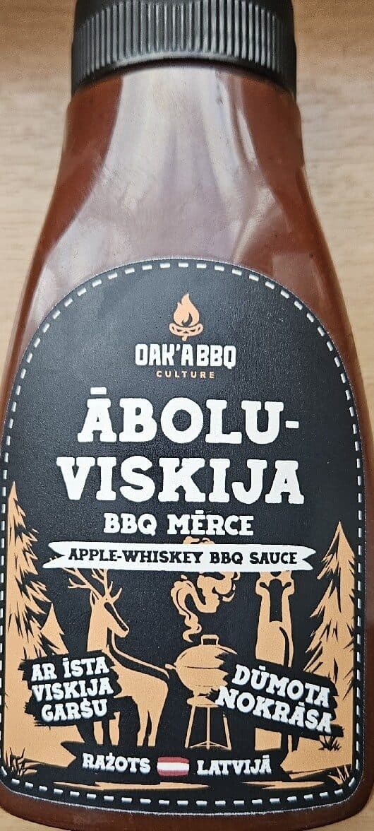 Oak'a BBQ Ābolu Viskija BBQ Mērce packshot
