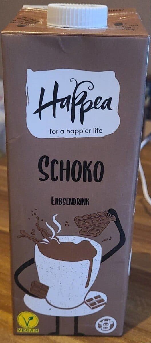 Happea Happea Schoko Erbsendrink packshot