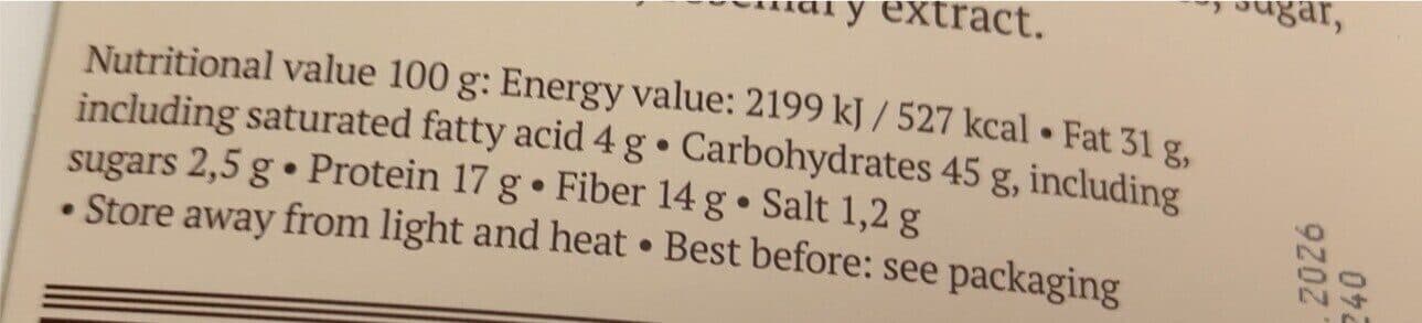 Open Food Facts Better crispbread packshot