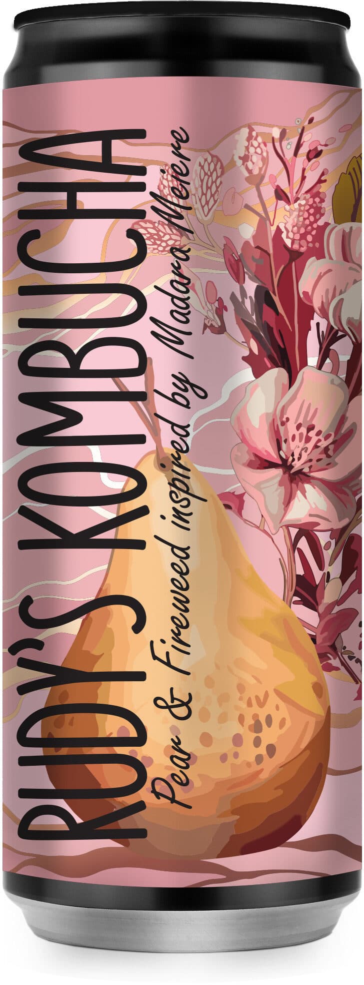 Rudy's Kombucha Rudy's Kombucha Pear & Fireweed packshot
