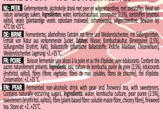 Rudy's Kombucha Rudy's Kombucha Pear & Fireweed packshot