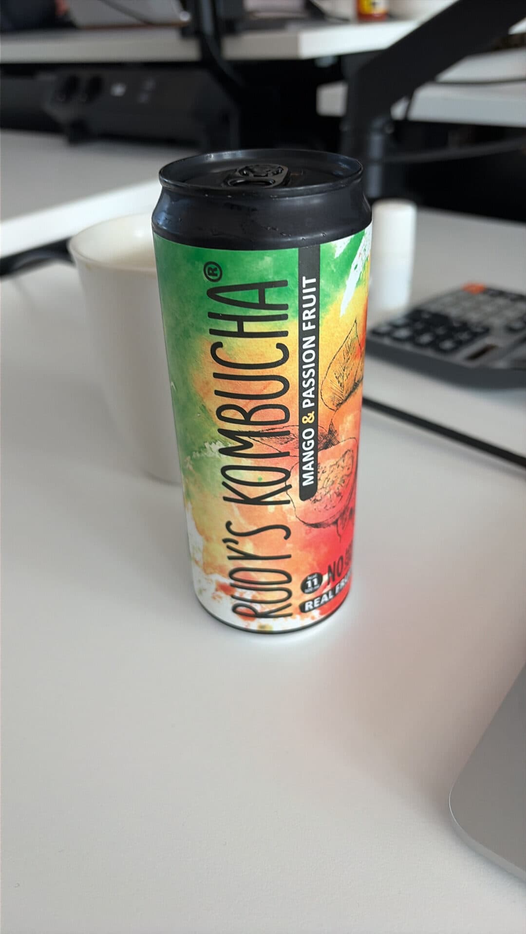 Rudy's Brewing Co. Kombucha Mango&Passion Fruit packshot