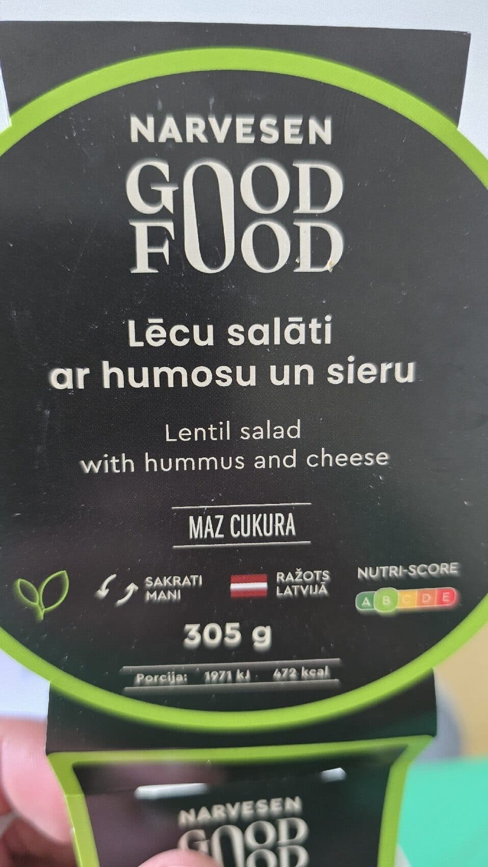 Narvesen Lēcu Salāti Ar Humosu Un Sieru packshot