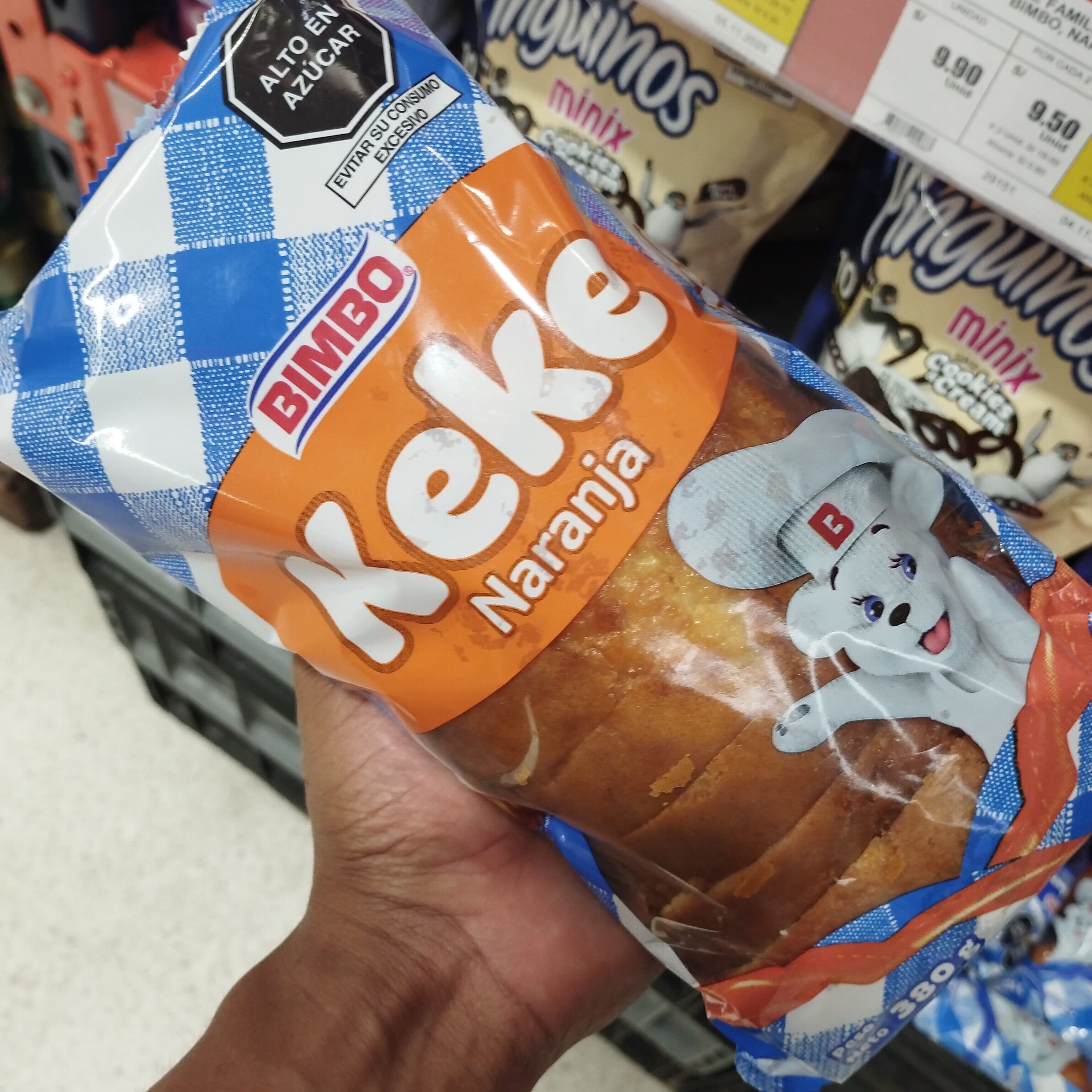 Keke naranja bimbo packshot