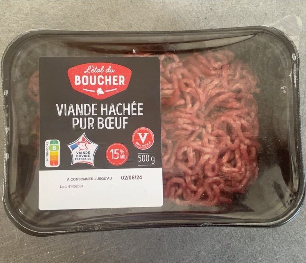 Viande Hachée Pur Boeuf packshot