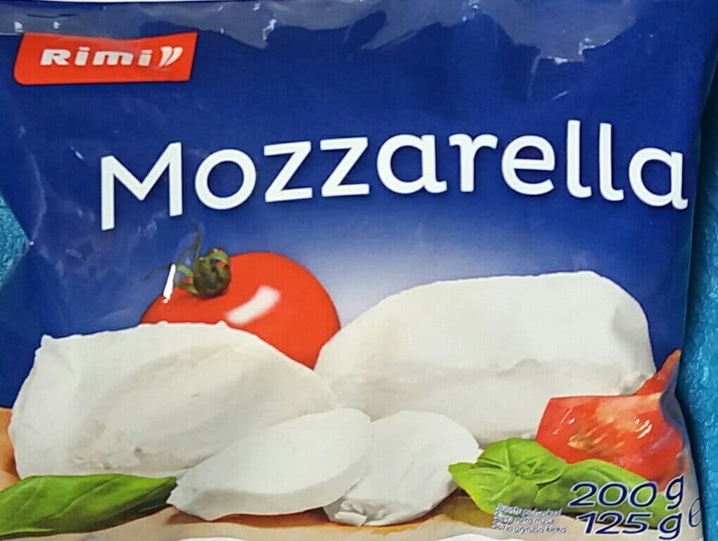 Rimi Mozzarella packshot