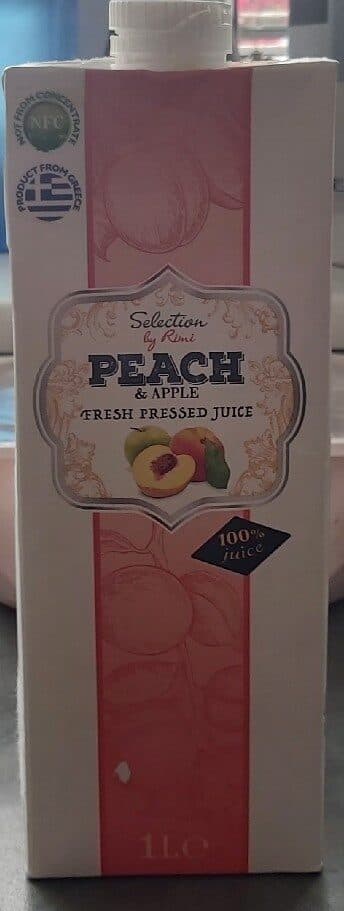 Selection By Rimi Peach & Apple Fresh Pressed Juice packshot