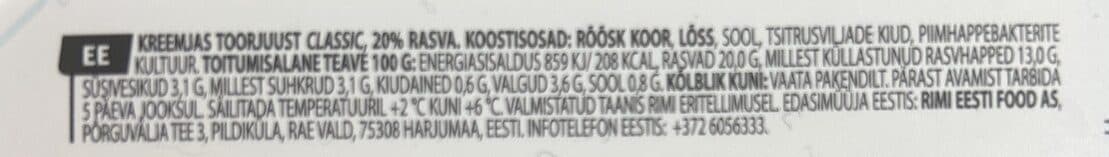 Rimi Kreemjas took just classic packshot