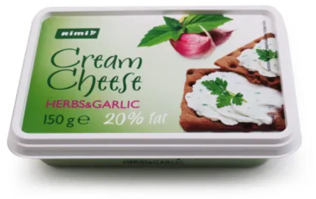 Rimi Cream cheese packshot