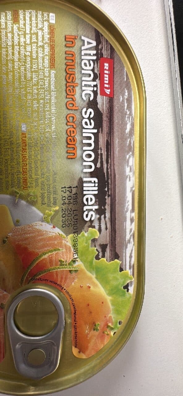 Rimi Atlantic salmon fillets in mustard cream packshot