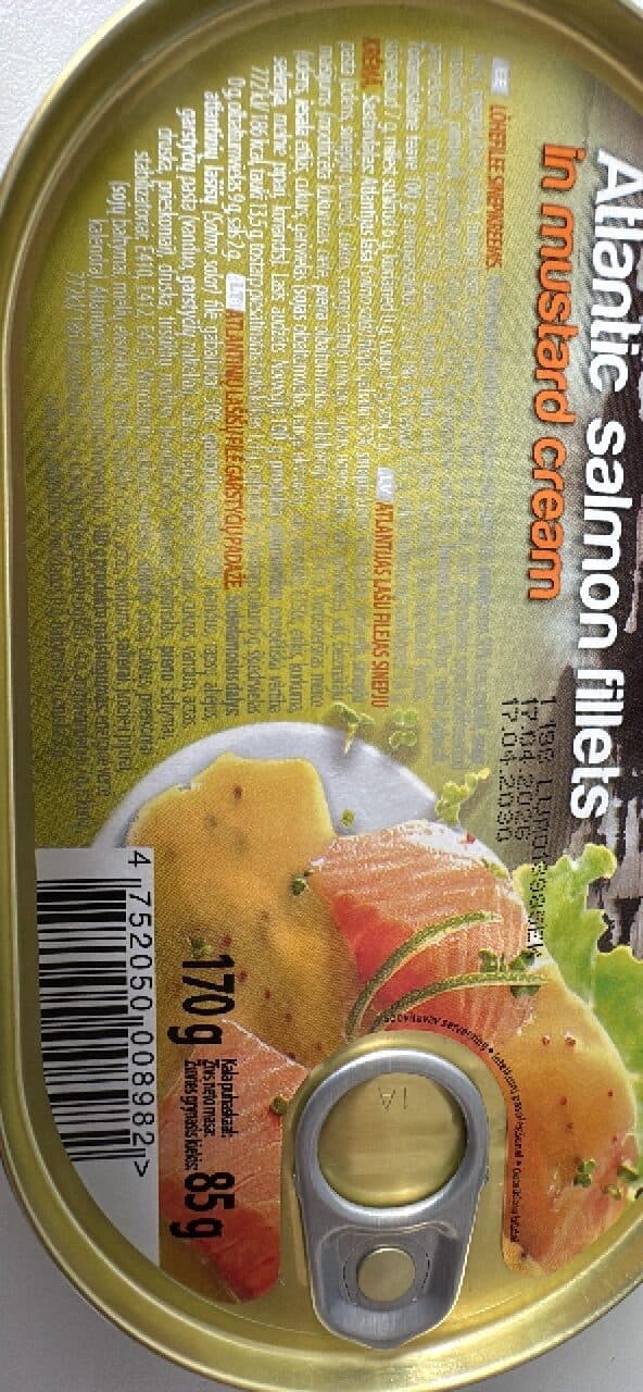 Rimi Atlantic salmon fillets in mustard cream packshot