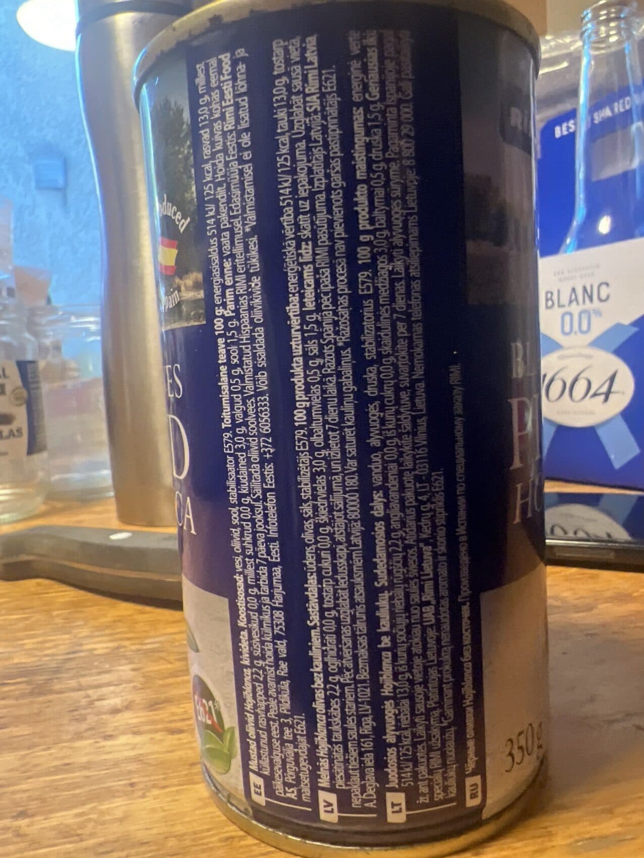Rimi Black Pitted Olives packshot