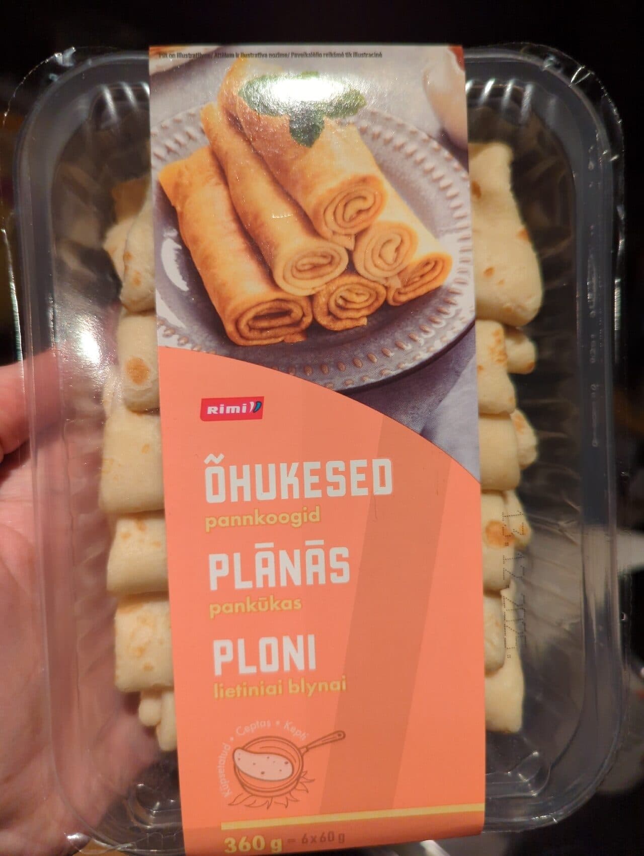 Rimi Plānās Pankūkas packshot