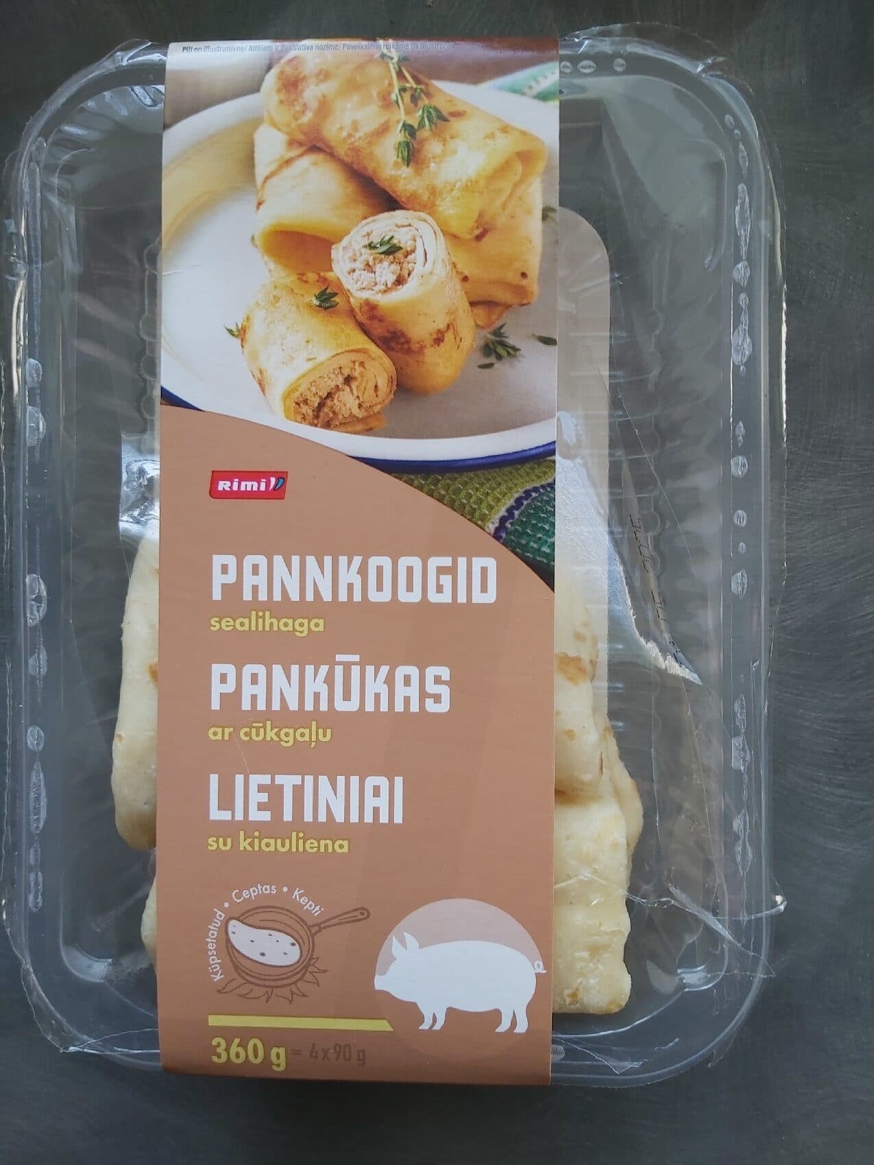 Rimi Eesti Foods AS Pannkoogid Sealihaga packshot