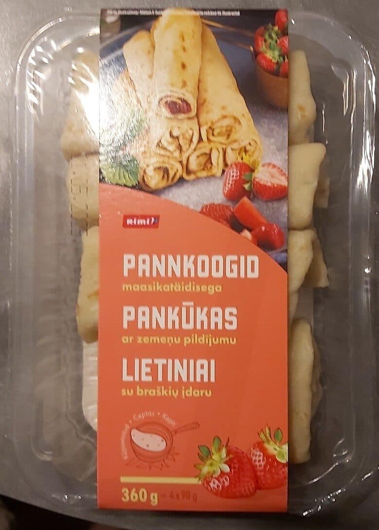 Rimi Pankūkas ar Zemeņu Pildījumu packshot