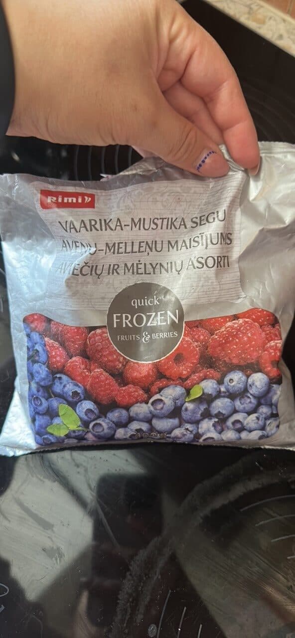 Rimi Vaarika-mustika segu packshot