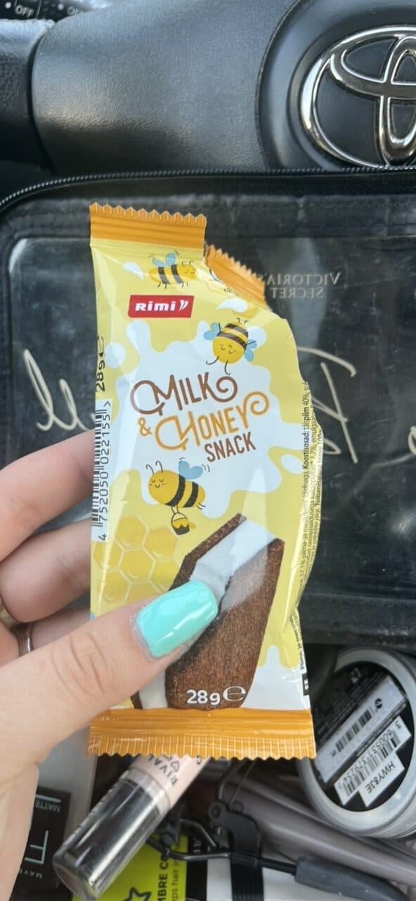 Rimi Milk & Honey Snack packshot