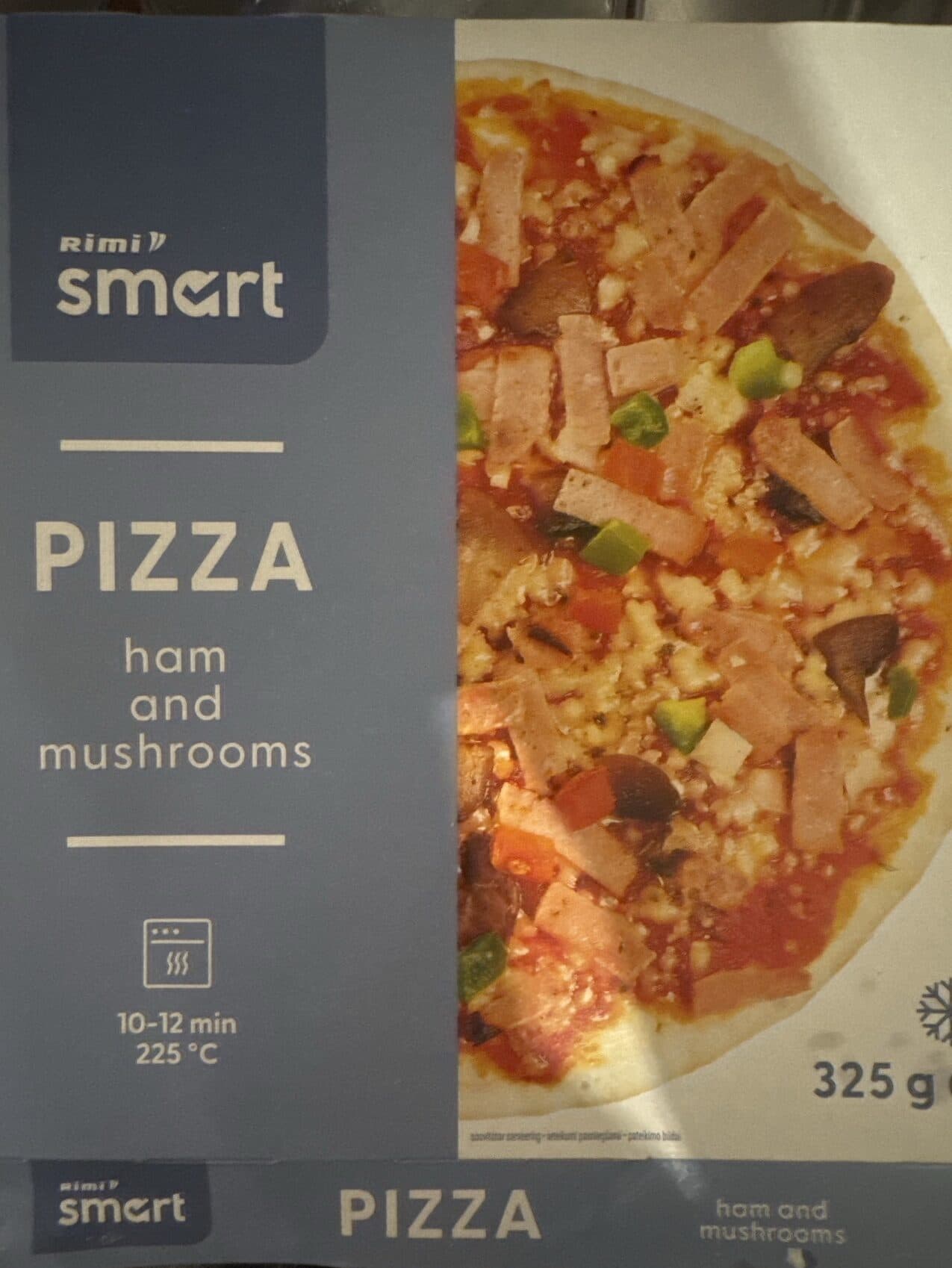 Rimi Frozen Pizza Ham And Mushrooms packshot