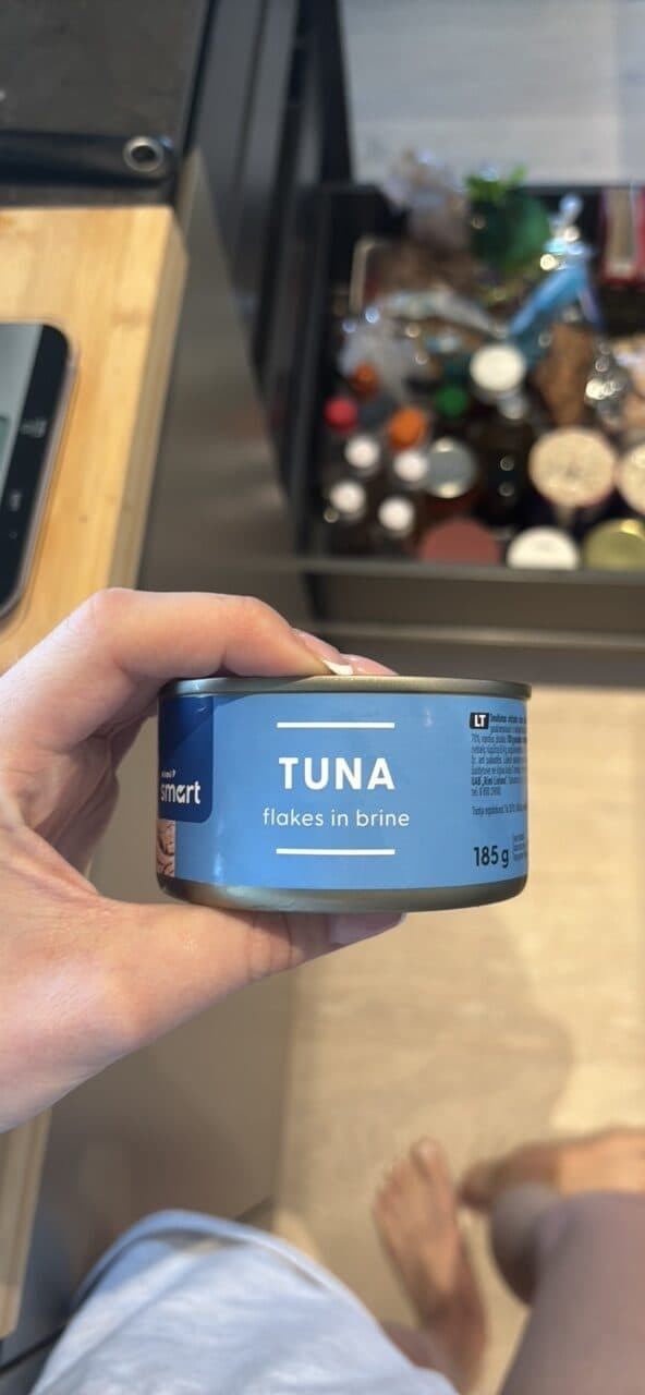 Rimi TUNA flakes in brine packshot
