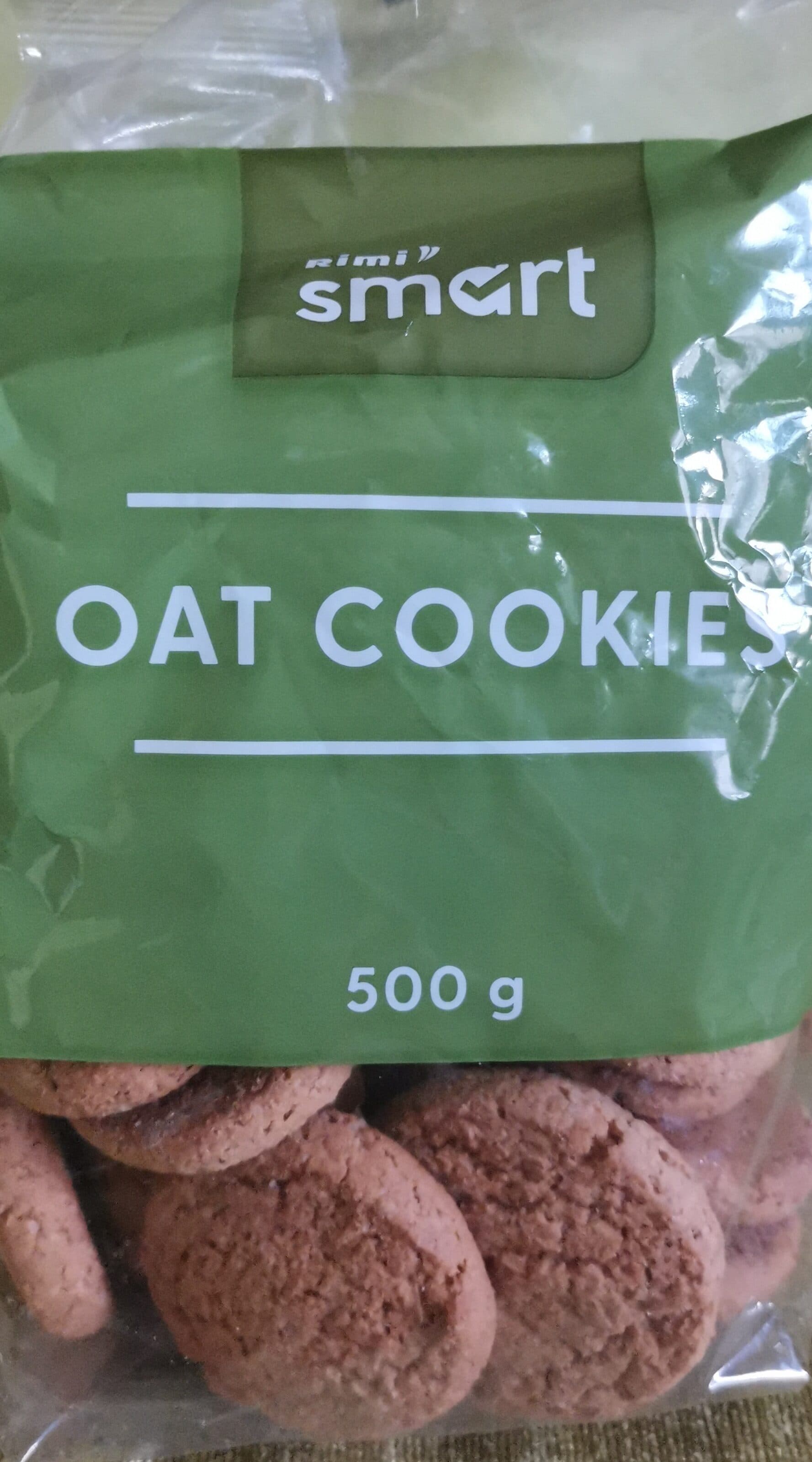 Rimi smart Oat cookies packshot