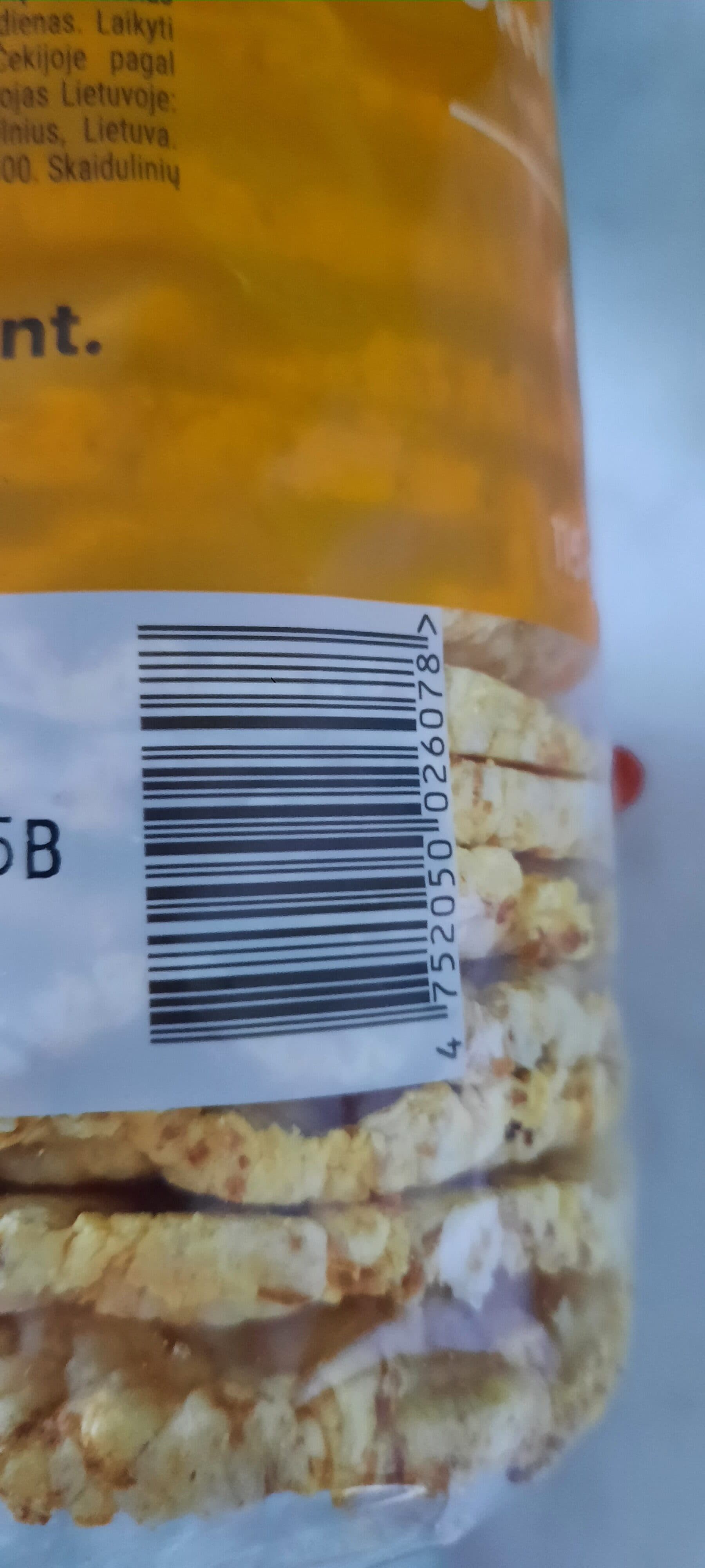 smart CORN CAKES packshot