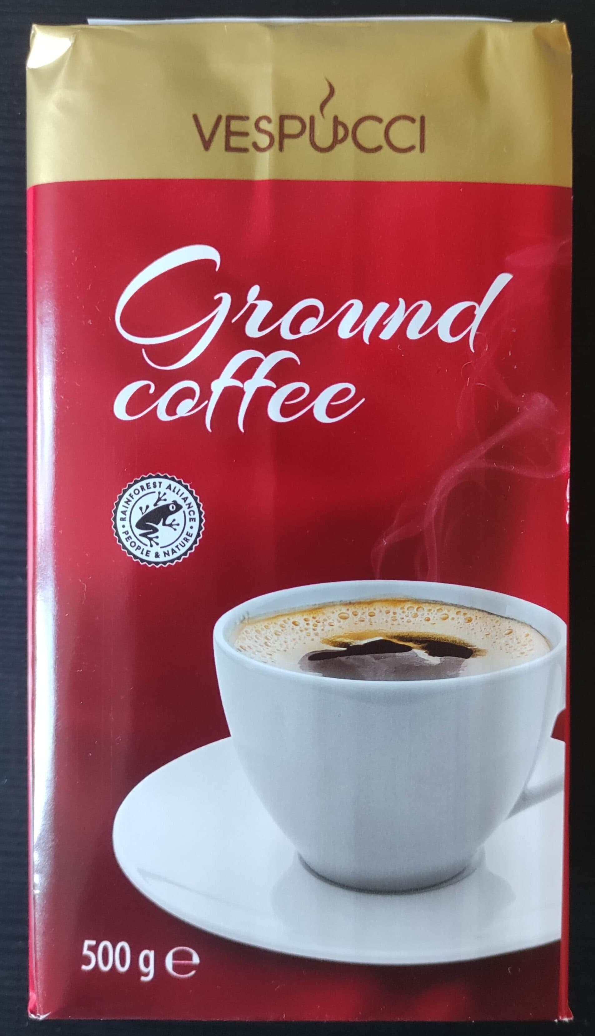 Vespucci Ground coffee packshot