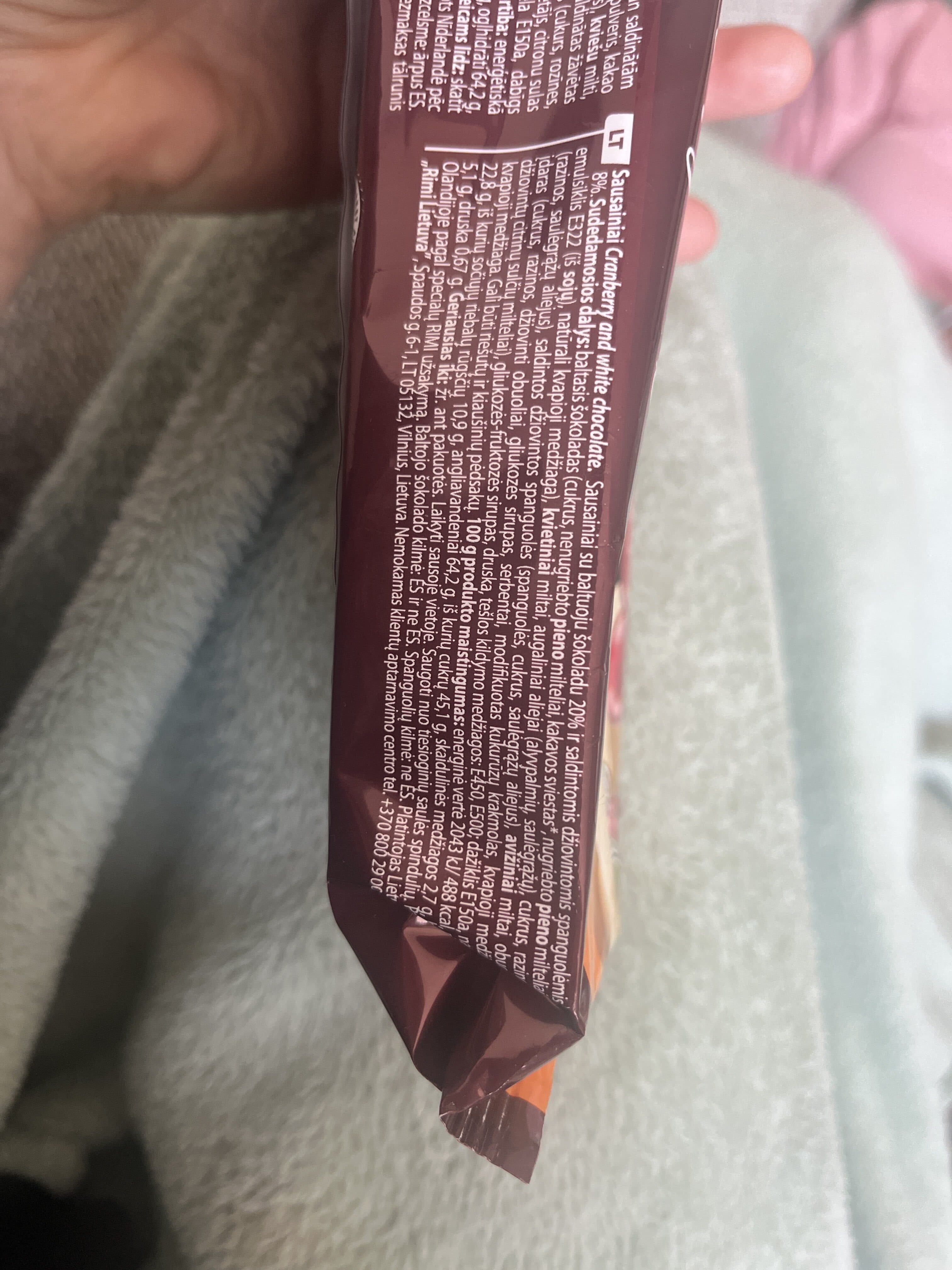 Rimi Crannberry With Chocolate packshot