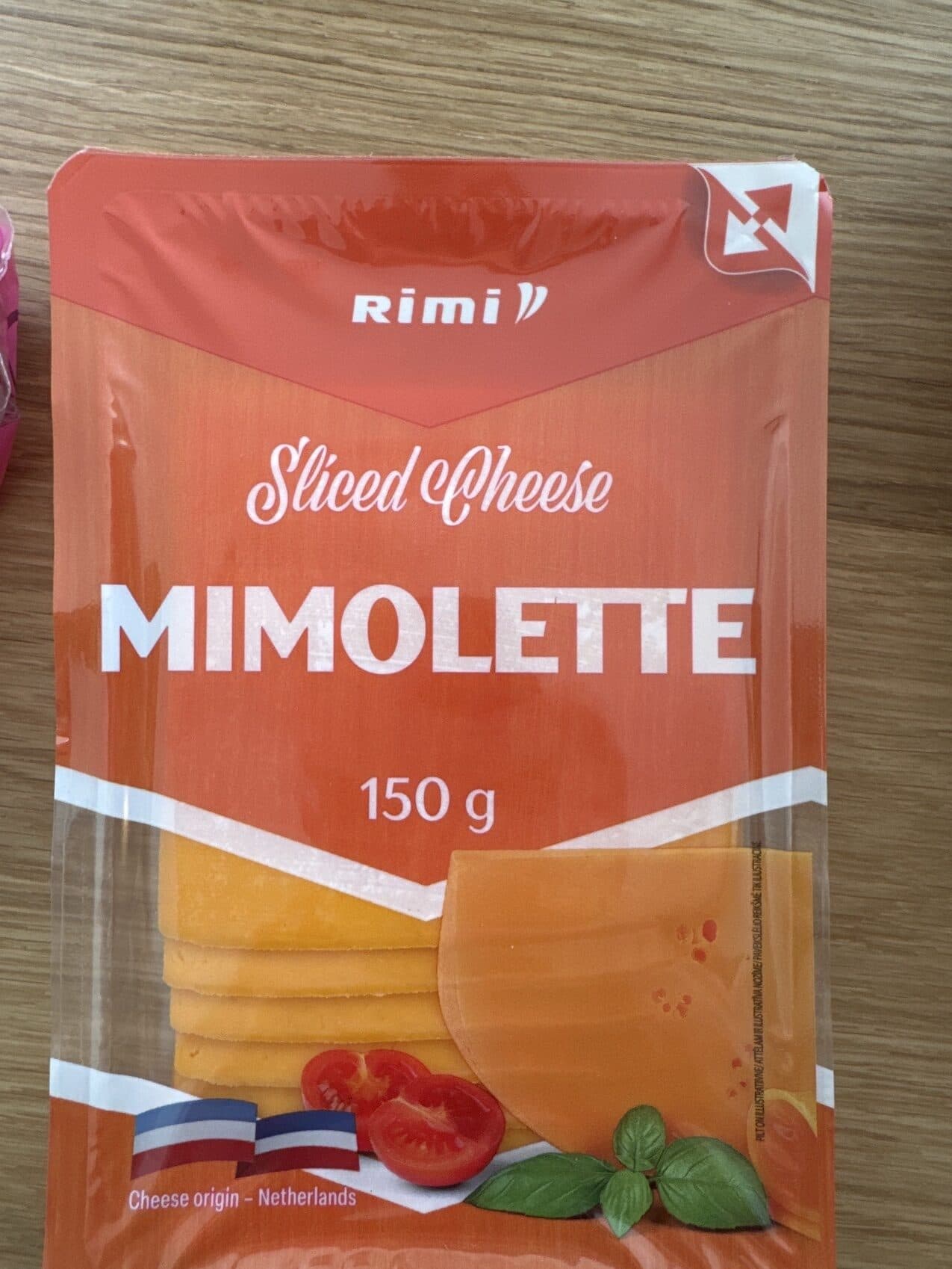 Rimi Mimolette Sliced Cheese packshot