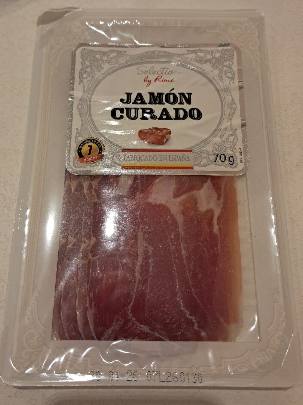 Rimi Jamon Curado packshot