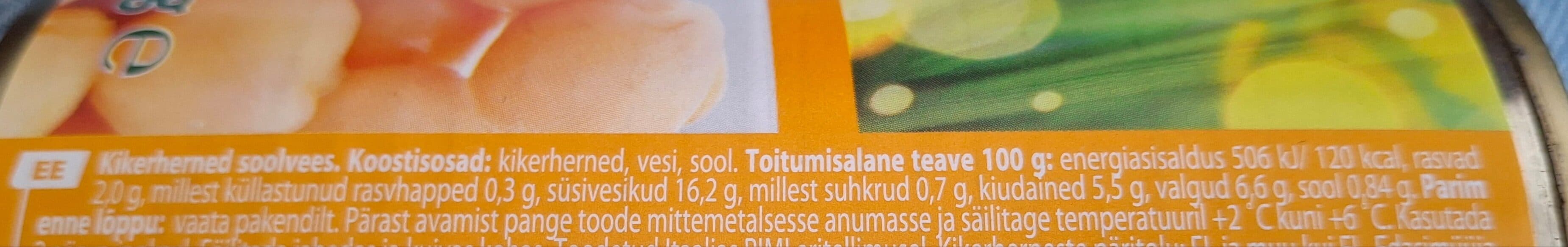 Rimi Chickpeas packshot