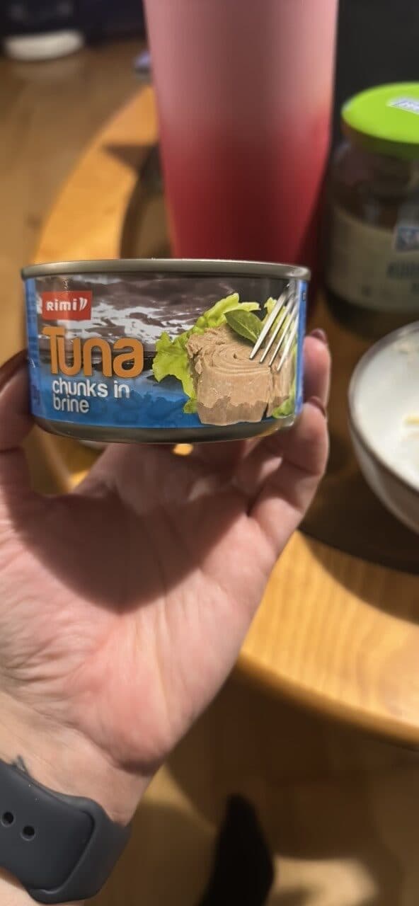 Rimi Tuna chunks in brine packshot
